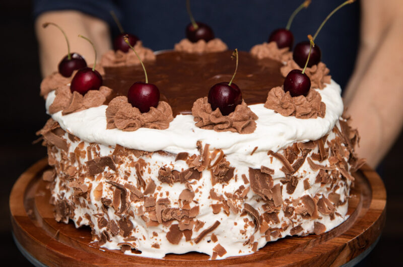 Layered Black Forest Brownie