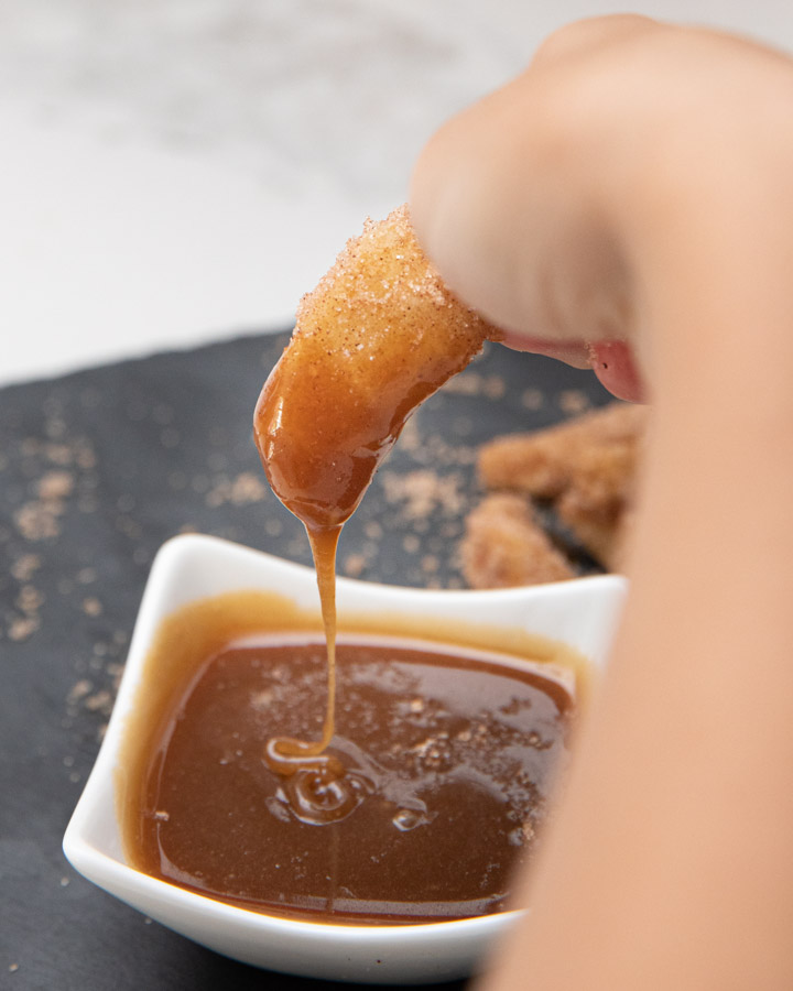 Apple Fries (with Caramel Dip)