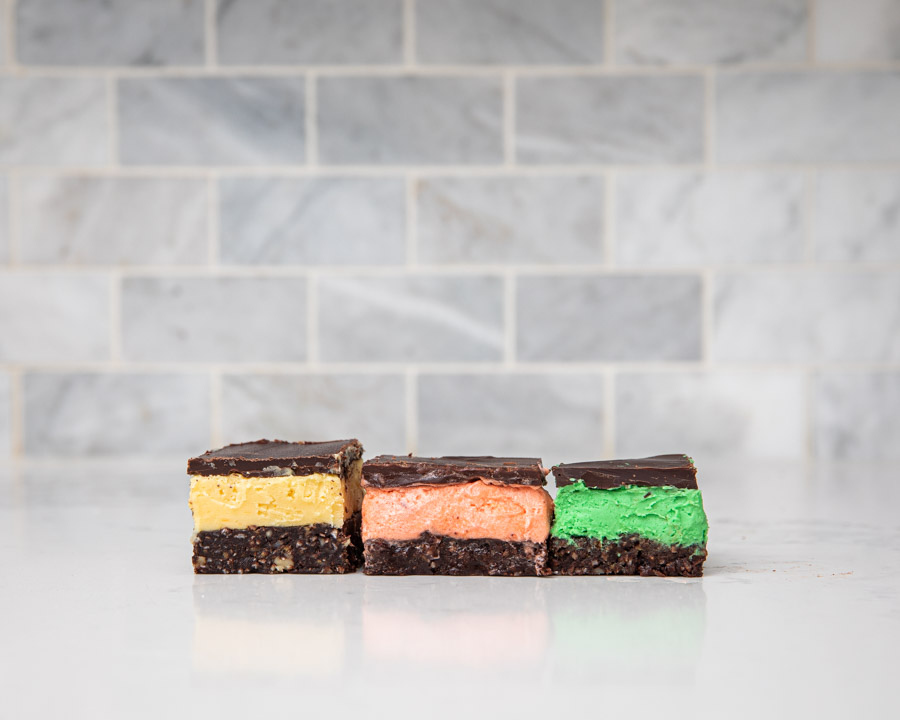 Chocolate Mint Nanaimo Bars