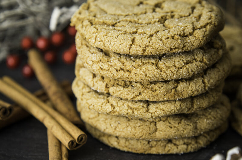 Gingersnap Molasses Cookies